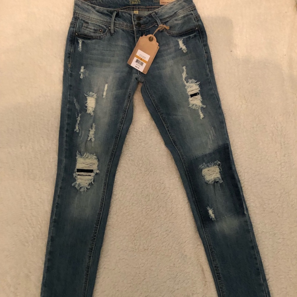 Medium blue true craft jeans